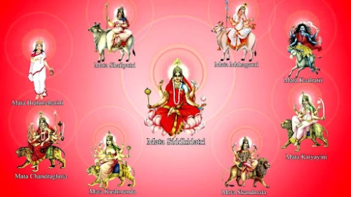What ARE THE NINE INCARNATIONS OF MAA DURGA  AND THE HISTORY BEHIND THEM 