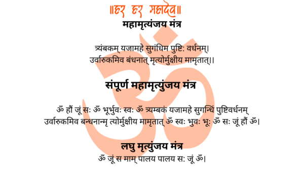Maha mrityunjaya mantra in hindi